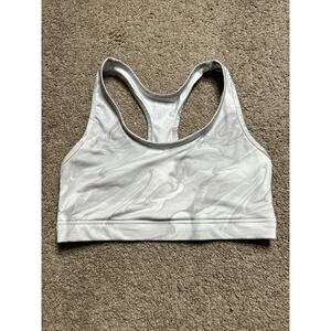 Women’s Small (4-6) Avia Gray & White Marbled Sports Bra